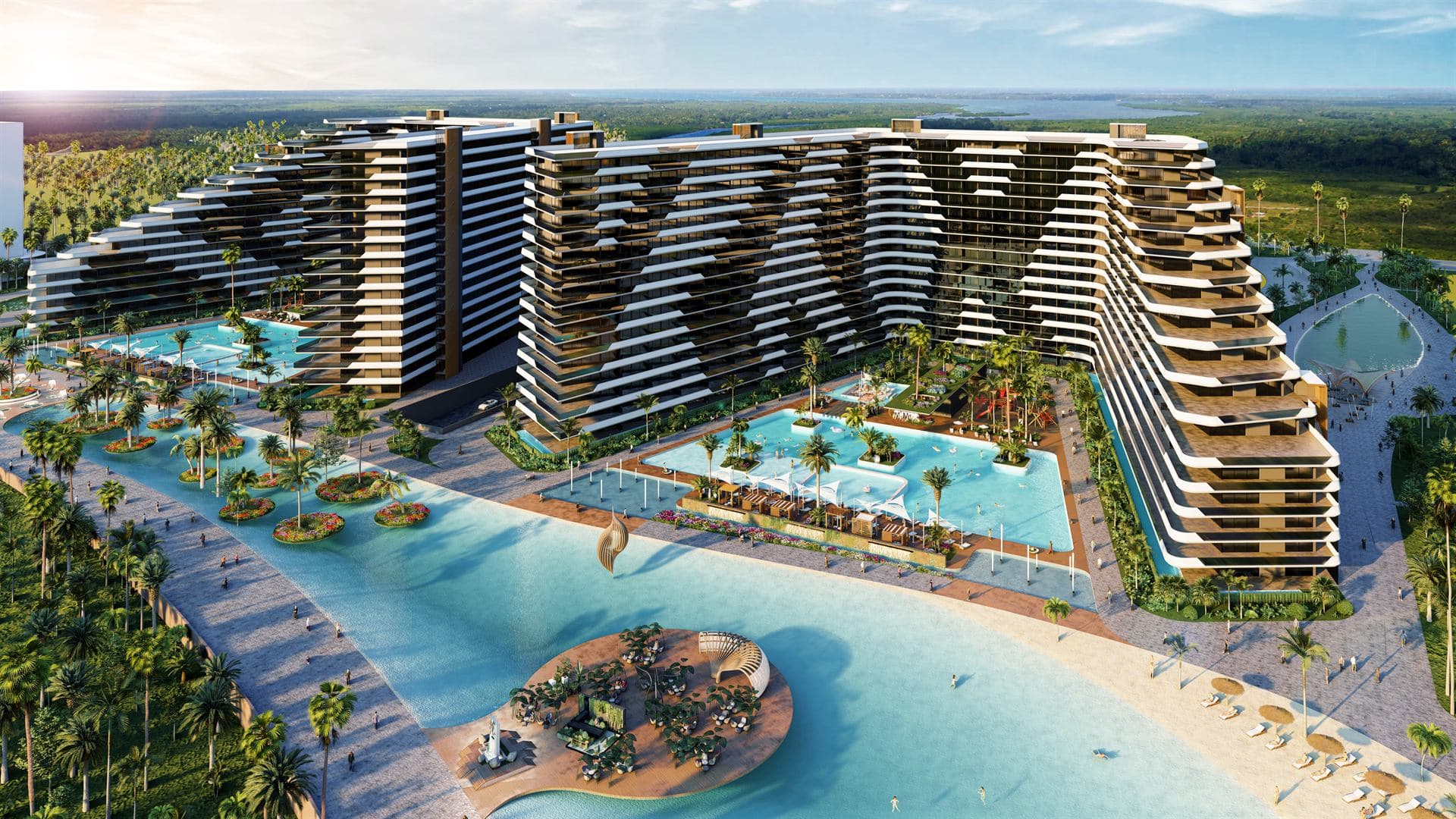 Horizon View - apartamentos y penthouses de lujo sobre el farallon con vista al mar Caribe en Larimar City, Punta Cana