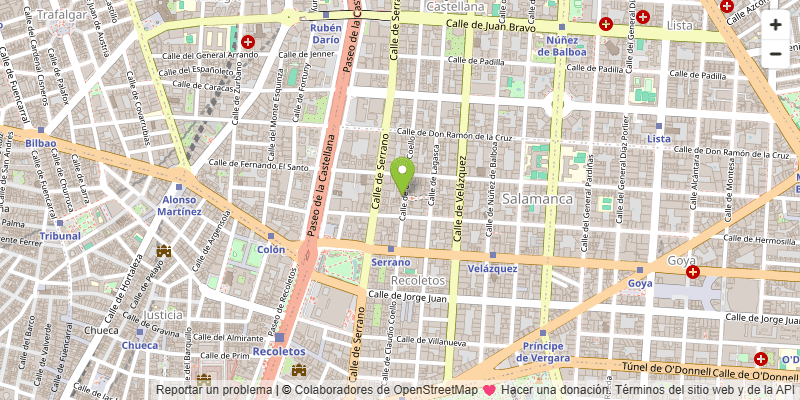 Map of Madrid