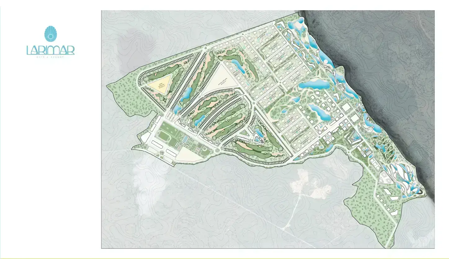 Mapa Detallado Larimar City